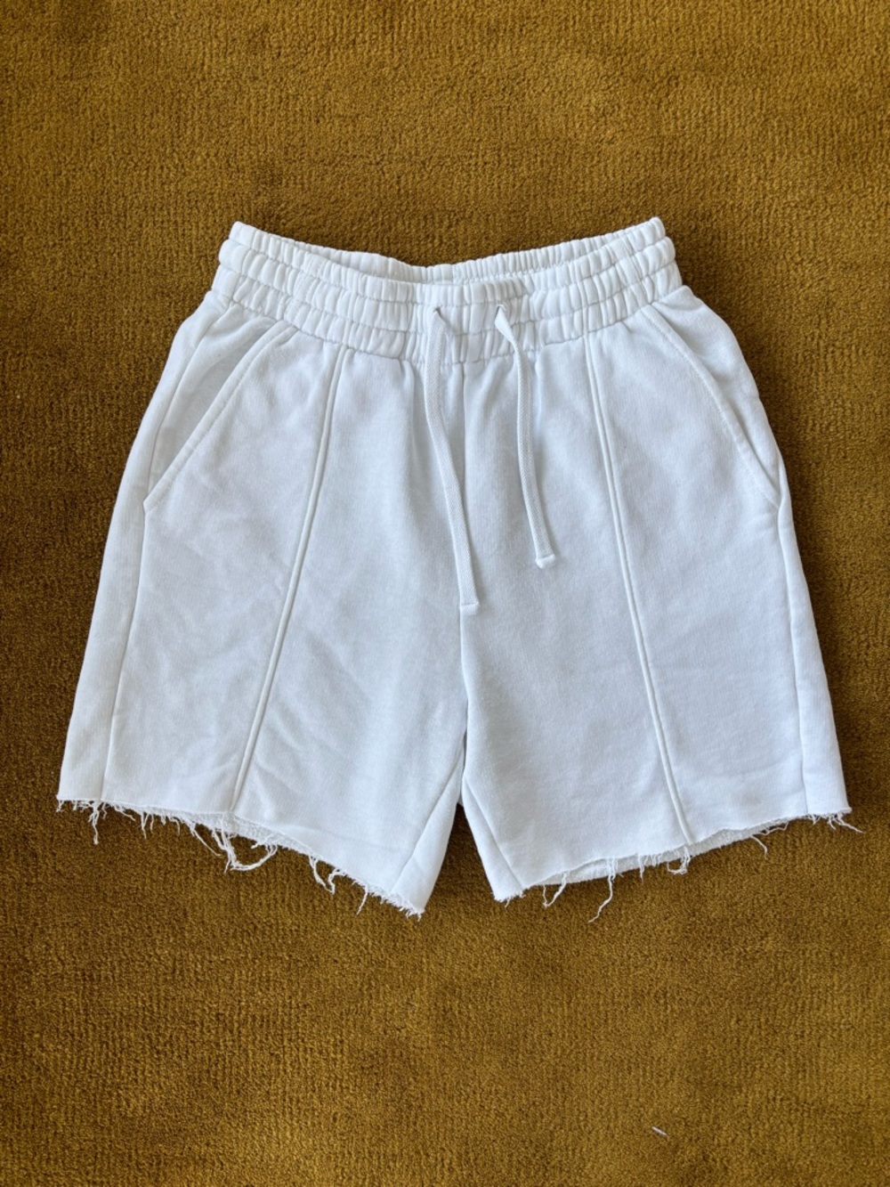 TNA White Sweat Shorts